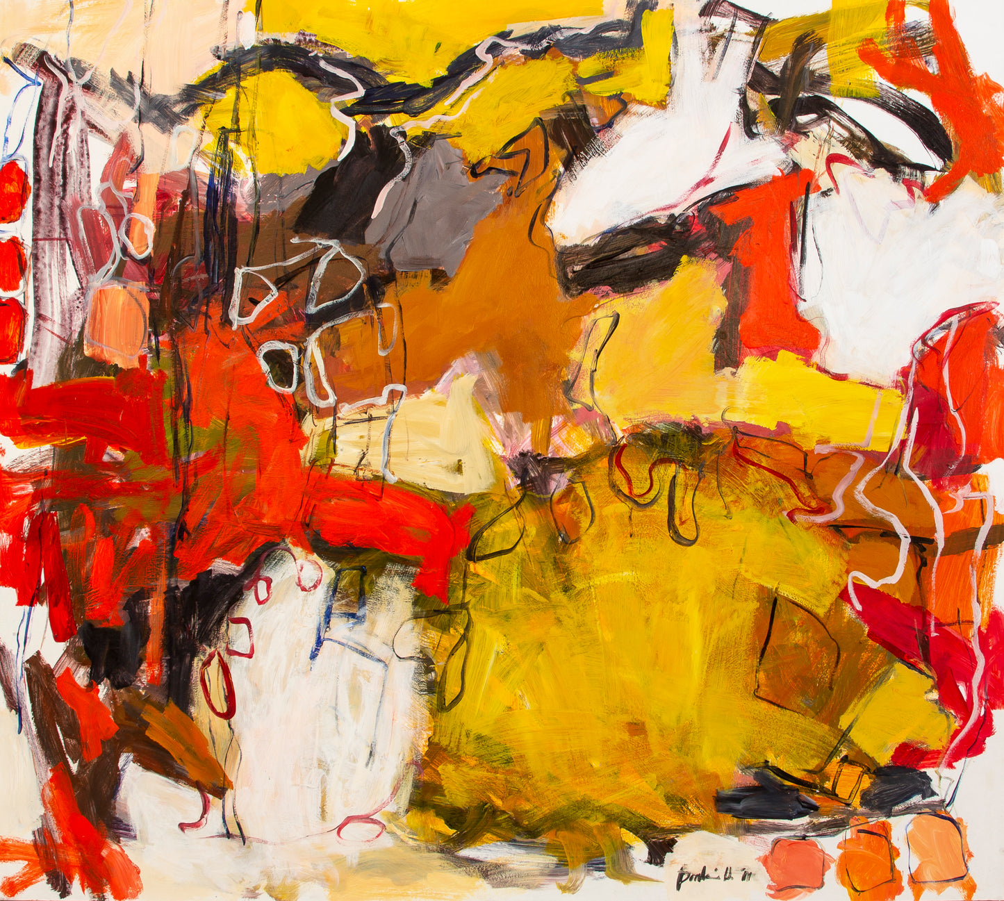 Glóandi landslag - Glowing Landscape