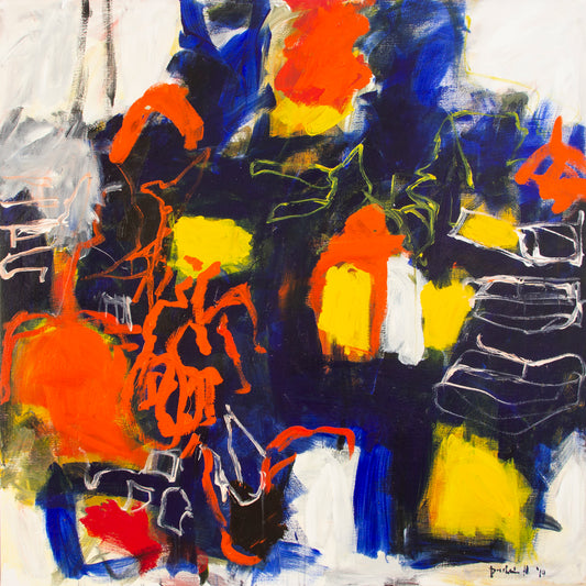 Eld og næturblár  -  Fire and Midnight Blue